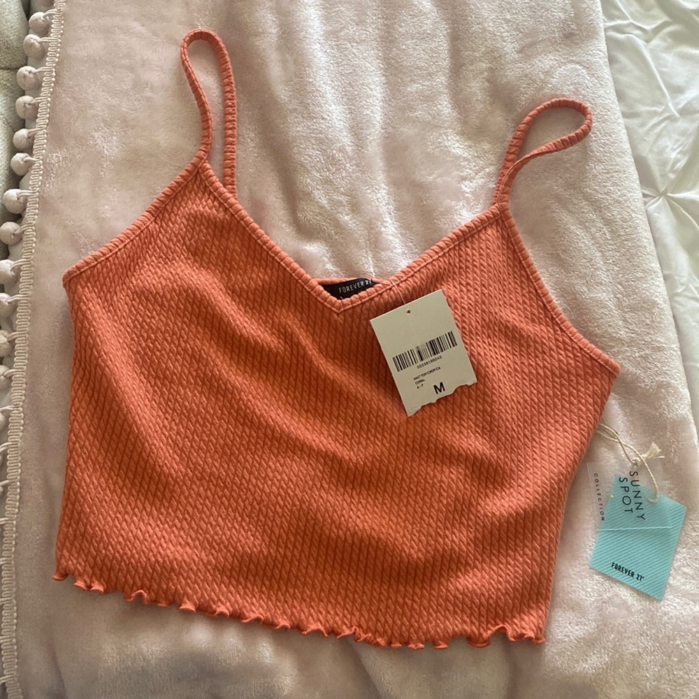 Forever 21 - peach crop top